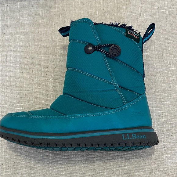 L.L. Bean Other - L.L. Bean Boots Kids Size 13 Aqua Ultralight Winter Snow Quilted